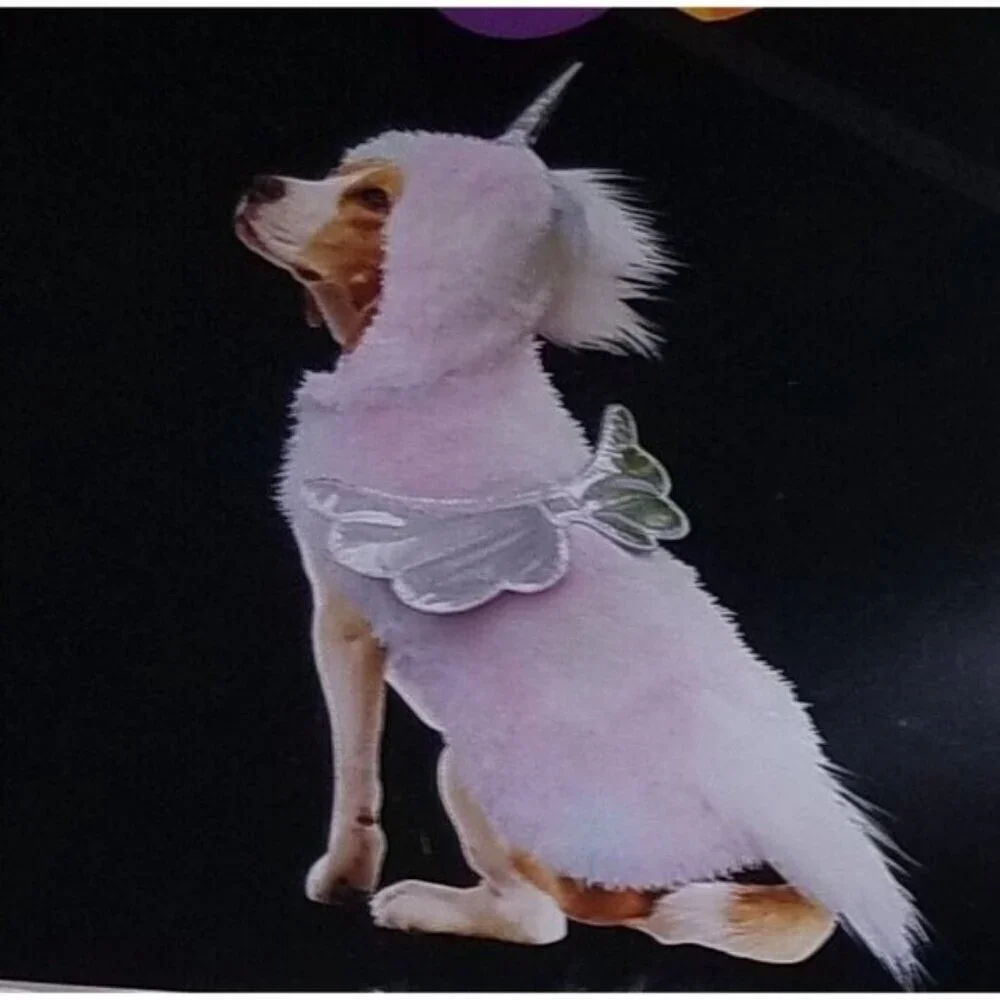 NEW Unicorn Costume Pet Size Medium Dog (20-50 lbs) Halloween Vibrant Life 1 pc